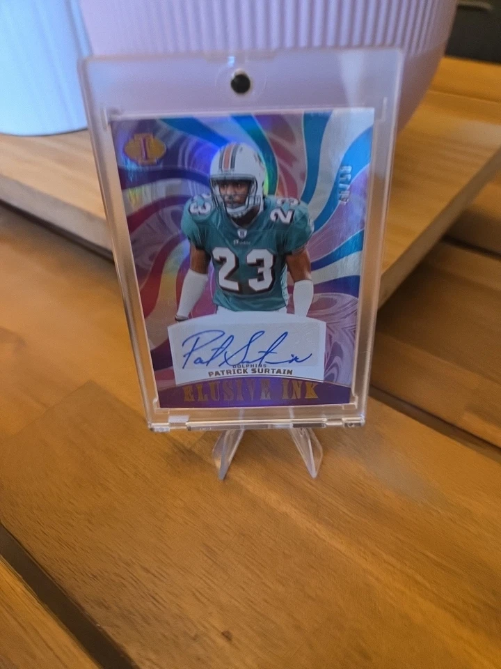 2023 Panini Illusions - Elusive Ink Patrick Surtain #EI-PSU Gold /50 (AU) - Image 2 of 4