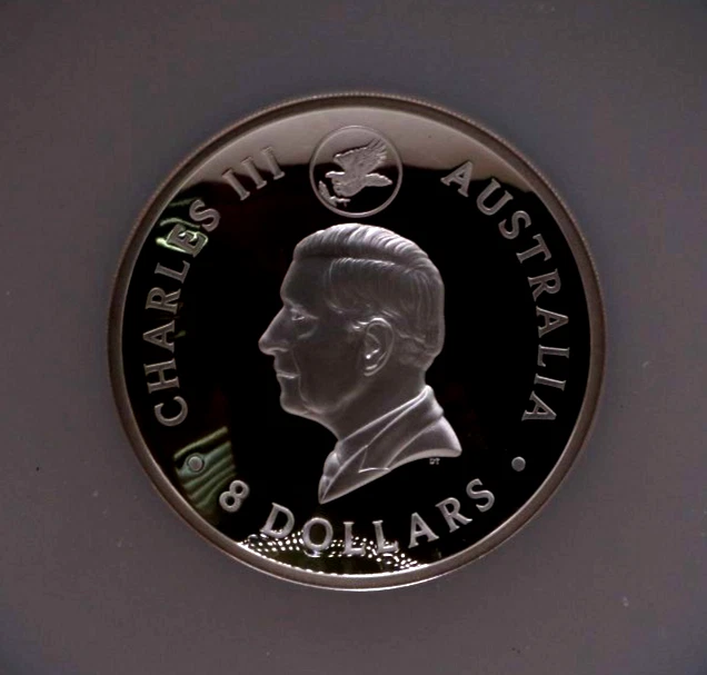 5oz Australia NGC Proof PF70 Privy Hand Signed High Relief Low Mintage WT-Eagle - Image 4 of 4