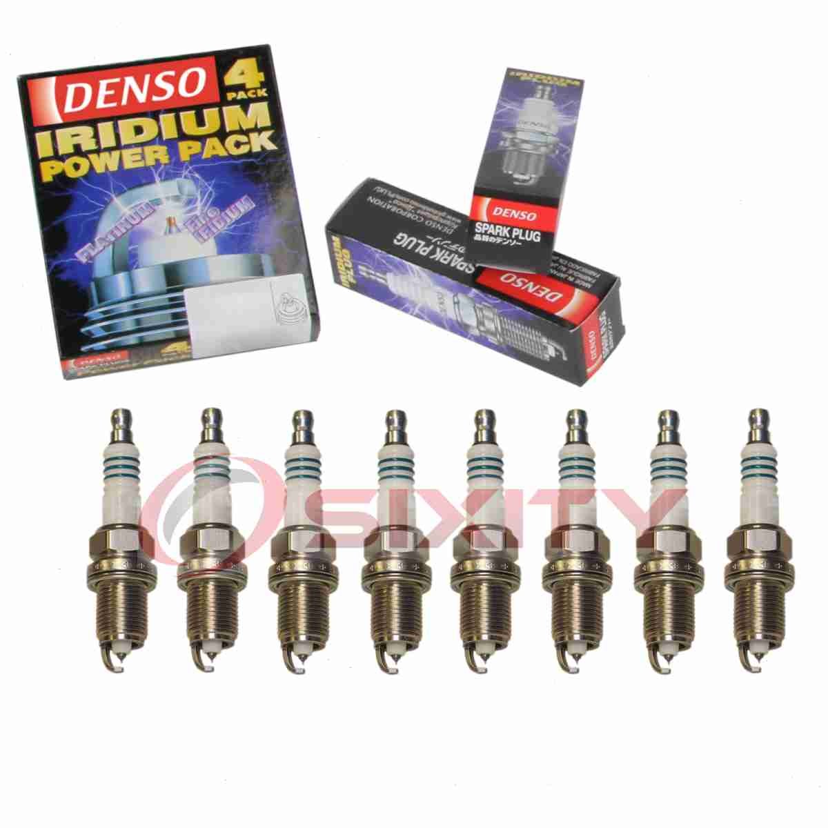 8 pc Denso Iridium Power Spark Plugs for 2006-2007 Mitsubishi Raider 4.7L V8 hy