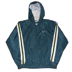 nike rain jacket green