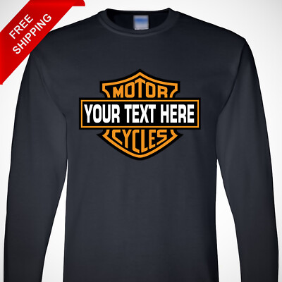 Personalized Motorcycle Racing Custom Full Sleeve T Shirt Funny Bike Racing Gift