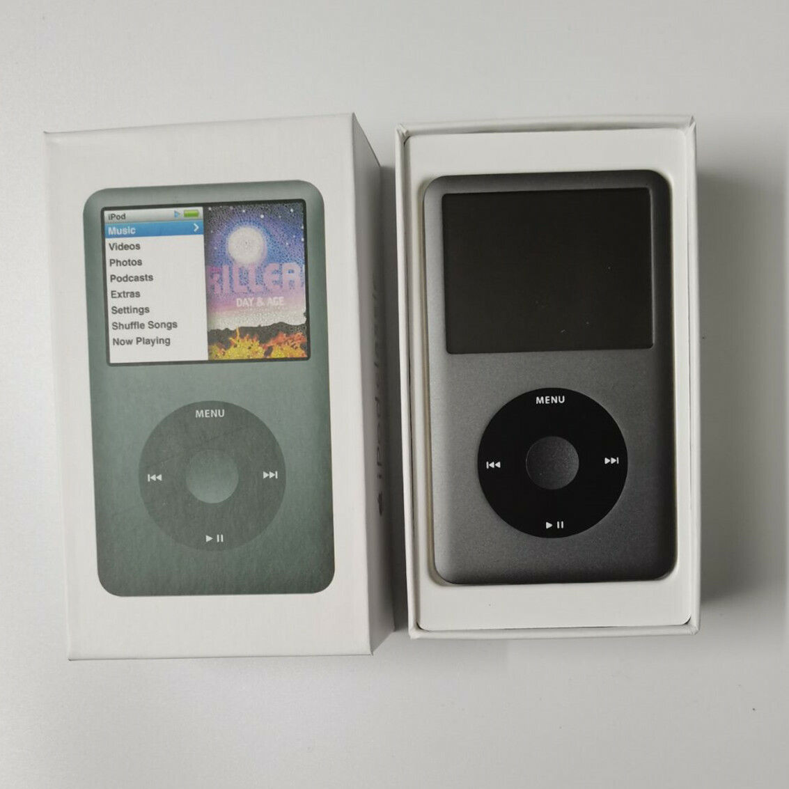 美品】【大容量化】iPod Classic 第7世代 シルバー×ブラック-