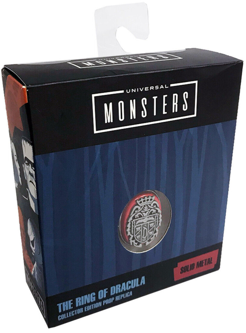 Universal Monsters Ring of Dracula Collector Edition Anello Prop Replica RARE!