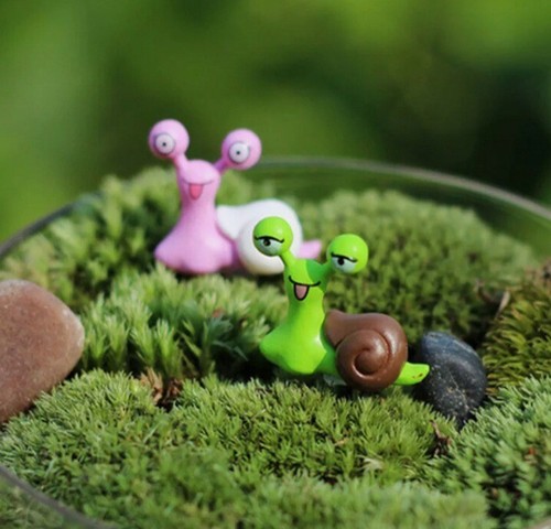 Fairy Garden Accessories Ornaments - Set of 2 Snails (3-5 days delivery) - Picture 2 of 2