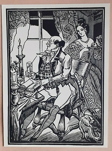 DICKENS MR PICKWICK By Maximilien Vox Vintage Print C1930 French Artist - Picture 2 of 2