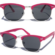 Half Frame Sunglasses Classic Vintage Half Brow Inspired Retro Browline Fashion