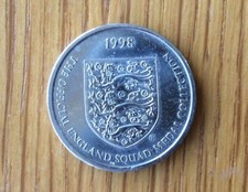 Alan Shearer 1998 England Football Squad Medal Collection Coin