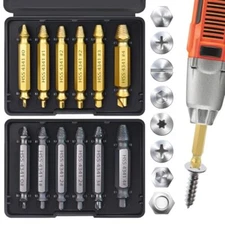 12 Pack Screw Extractor, Gifts for Men, husband gifts, Golden and Silver Screw 