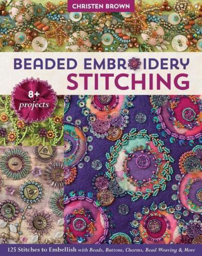 Beaded Embroidery Stitching Christen Brown - Picture 1 of 1
