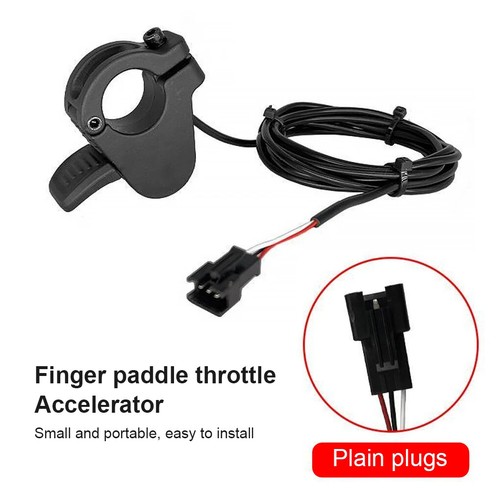 3 Pin Electric Bike Throttle Handle Detachable Left Right Angle Adjustable Scoot