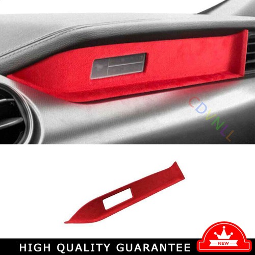 Red ABS Interior Hood Engine Switch Handle Cover Trim – Fits Ford Mustang 2015-2021