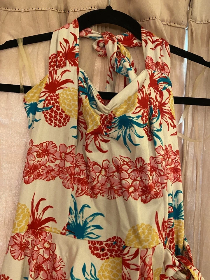 Vestido Hawaiano Bettie Page Clothing Años 50 Pinup VLV Foto 4 de 4