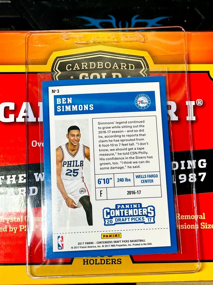 2017-18 Panini Contenders Draft Picks - Variation #3 Ben Simmons - Image 2 of 2