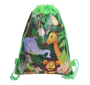 animal drawstring bags