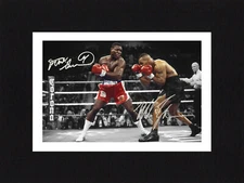 8X6 Mount FRANK BRUNO & MIKE TYSON Signed Autograph PHOTO Boxing Print 