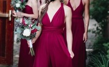 Infinity Dress Maxi Burgundy