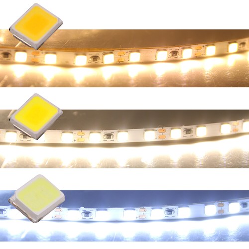 SMD2835 LED Strip 12v 5m 600leds Flexible Rope Tape Lights Natural White 4mm PCB - Picture 5 of 13