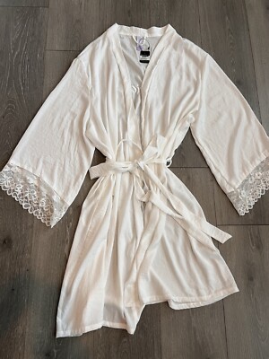 3X Bride Short Dressing Gown. Perfect for "Day Of" or Bachelorette. | eBay 3X Bride Short Dressing Gown. Perfect for "Day Of" or Bachelorette. | eBay