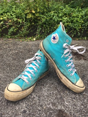 turquoise chuck taylors