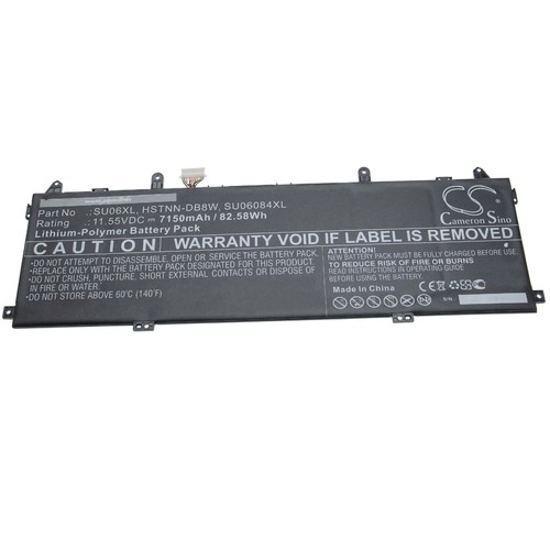 Batteria PowerQ per HP Spectre X360 15-DF0000 7150 mAh 11.55V P/N HSTNNDB8W Nero