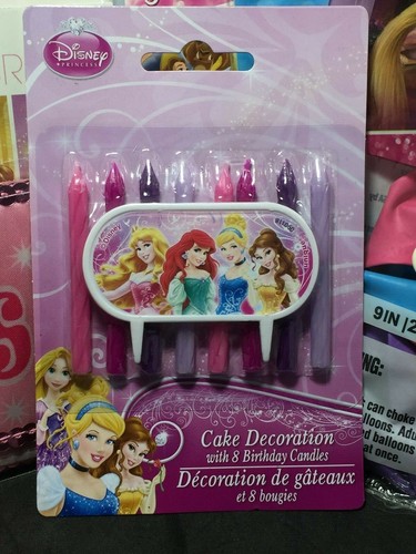 Suministros para fiestas de cumpleaños "Princesa Disney", platos, pancartas, servilletas, globos - Imagen 11 de 127
