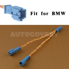Y Harness Speaker Stereo Connector Adapter Wiring Cable Splitter 2 Pol For BMW