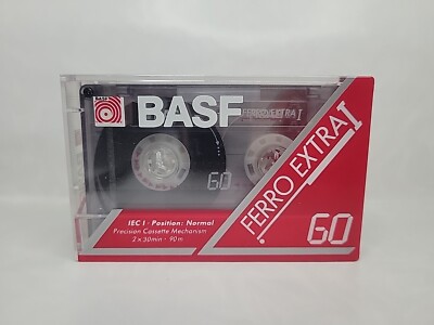 VINTAGE BASF FERRO EXTRA I  60 Type I Normal Bias Audio Cassette Tape