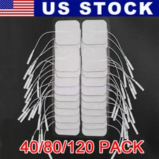 120Pack Tens Electrode Pads EMS Replacement Unit 2x2 7000 3000 Muscle Stimulator