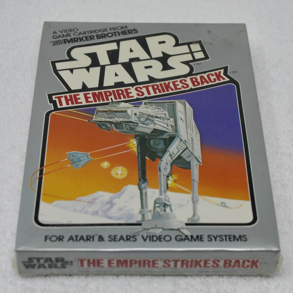 Star Wars: The Empire Strikes Back – Jeu Atari 2600, Complet Boîte Et Notice