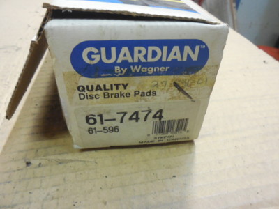 1995 - 1996 Eagle Summit (Exc. Wagon) Rear Organic Disc Brake Pads 61-596 BP-72