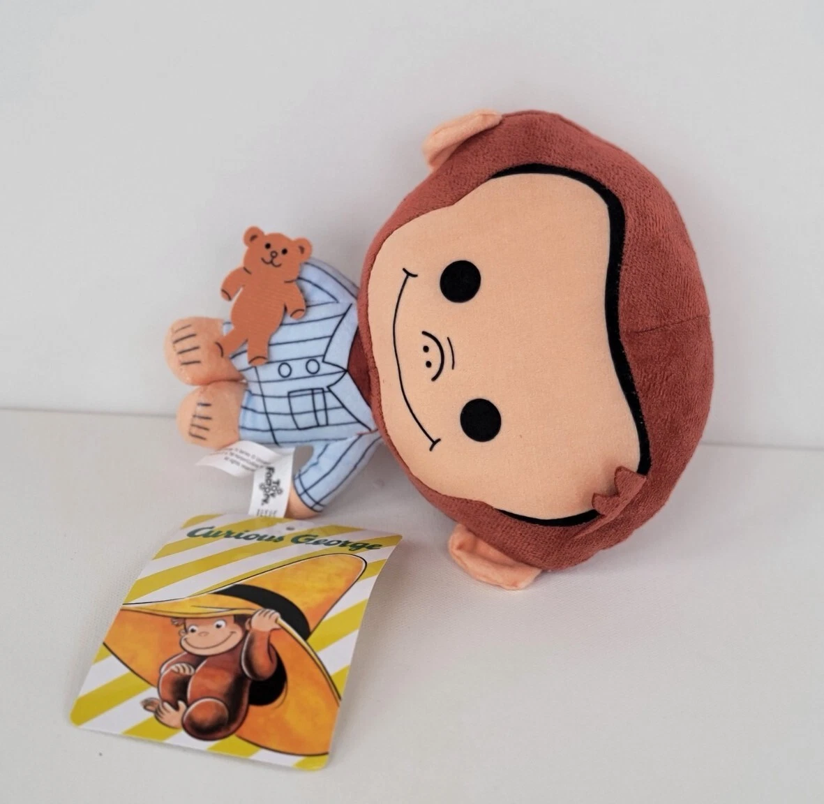 Curious George sleepy teddy bear Stuffed Animal Plush 6
