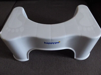 HappyPo Toilettenhocker 22.5D x 39W x 17H cm bei Hämorrhoiden, Verstopfung, ...