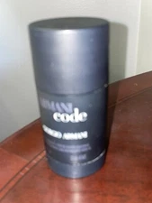 ARMANI CODE by GIORGIO ARMANI DEODORANT STICK 75G/2.5OZ ALCOHOL-FREE UNSEALED