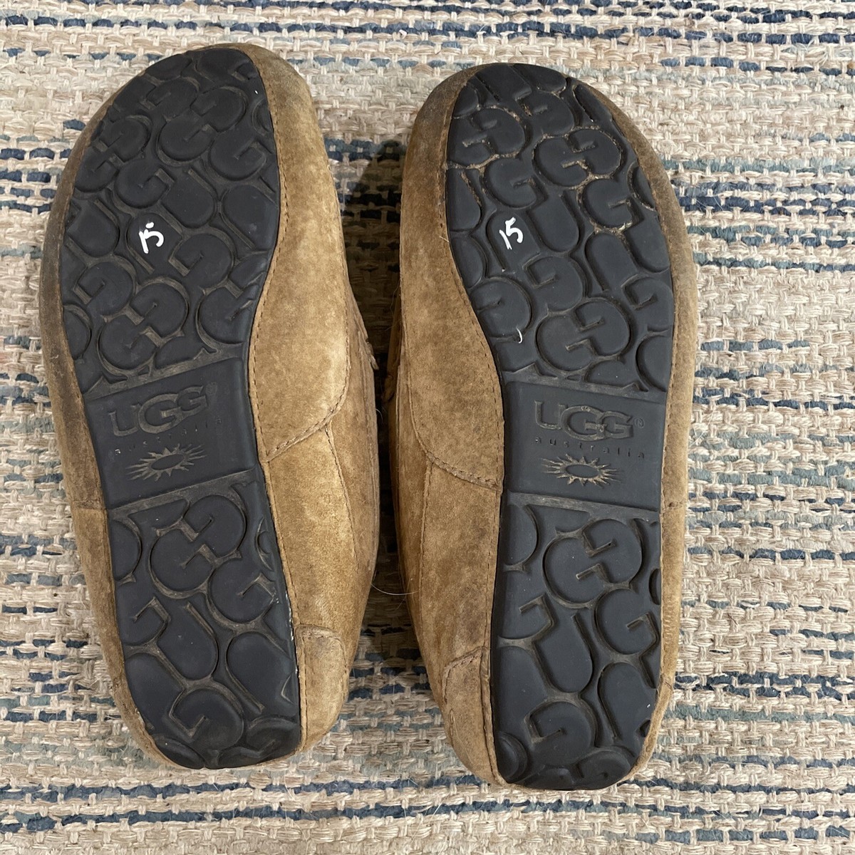 Ugg Australia Mens 5775 Leather Loafer Slippers Sheepskin shoes sz 9 UGG Ascot Men main image 2