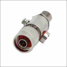 Meshtastic compatible N-Male N-Female lightning arrestor for outdoor antenna