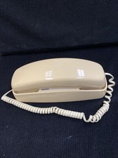 AT T 230 Slim Line Corded Cream Colored Telephone Push button Phone