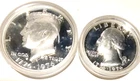 1976 S Bicentennial Half and Quarter Proof 40% Silver Clad Proof Coins