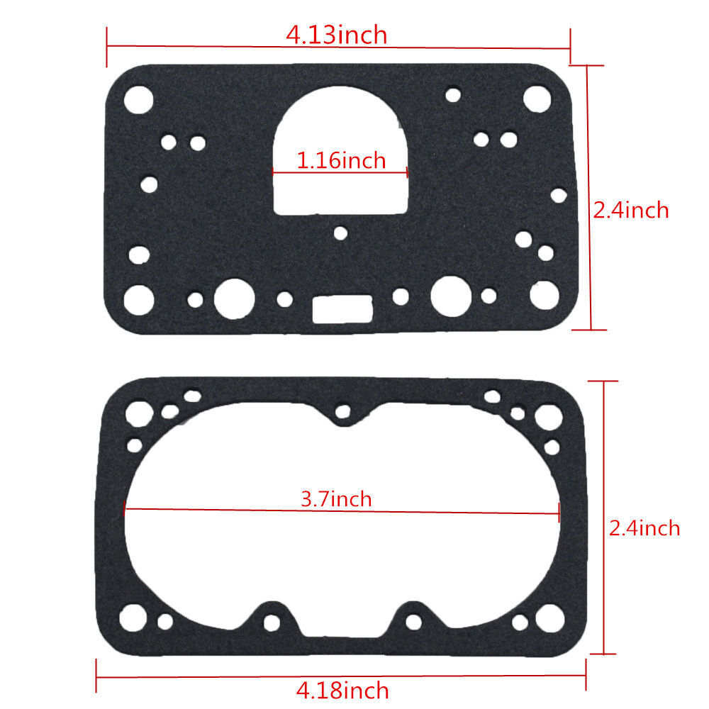 5 pcs float bowl& Metering Block Gaskets for Holley 2300 4150 4160 4500