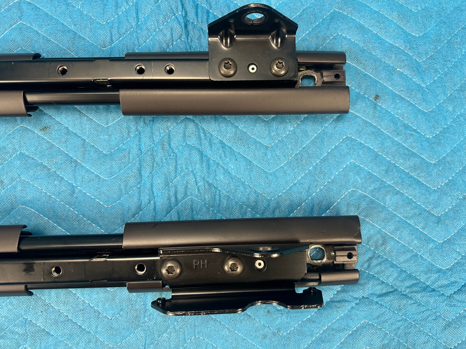 Bentley Cont Flying Spur Front Passenger's Seat Tracks w/ Covers 2006-2012 OEM