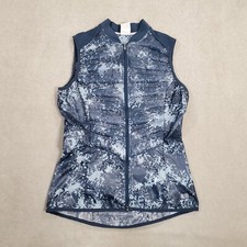 Nike Chaleco Mujer Pequeño Azul Chaqueta Puffer Plumón de Ganso Aeroloft 800 Reflectante