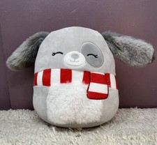 Squishmallow Ivy the Dog 7in Original Christmas Collectible Childrens StuffyToy
