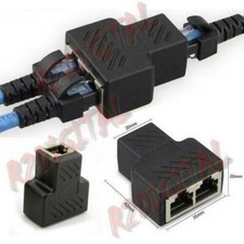 1x DSL LAN Netzwerk Adapter Verteiler Switch Box 8x RJ45 8 Polig Kupplung IN OUT - Foto 8