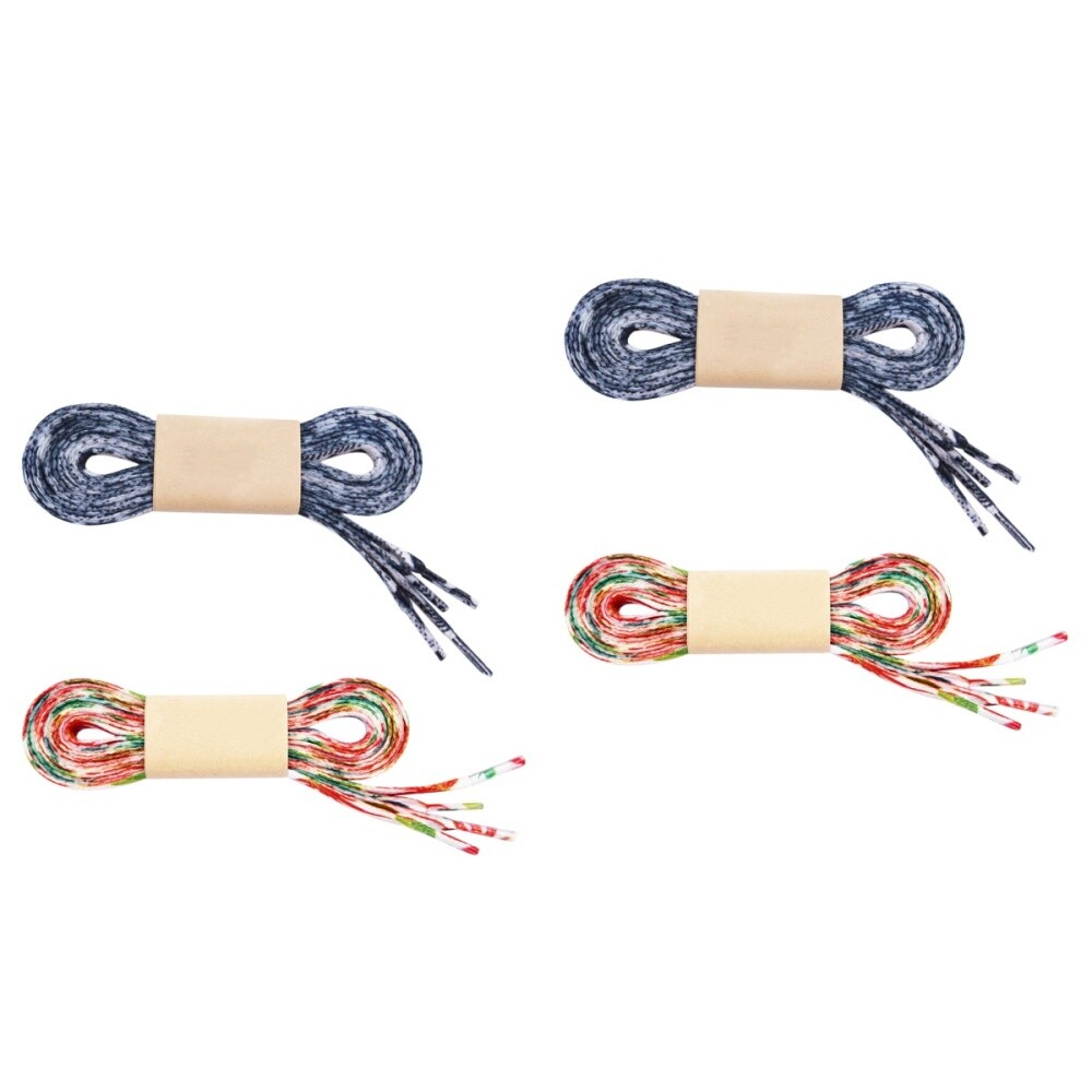 APL 2 paia di lacci per scarpe corde stampate lacci per scarpe