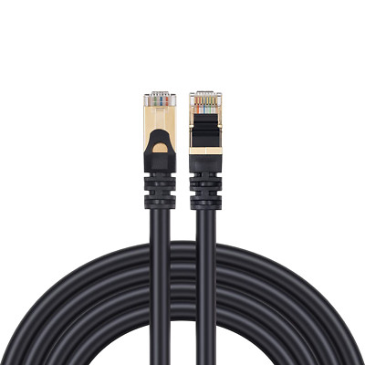 CAT7 Ethernet Cable LAN Copper Patch Cord S/FTP Shielded Wire Gaming 6-200FT Lot