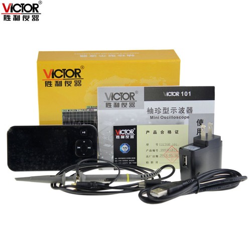Mini-Oszilloskop 200 KHz 1 MSa/s 4096 Punkte Speichertiefe 2,8"" TFT LCD SD-Karte - Bild 4 von 4
