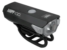 Cateye AMPP-100 Bicycle Head Light, 100 Lumen Headlight, USB