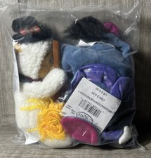 Disney Winnie the Pooh Snowman and Sugar Plum Fairy Eeyore Bean Bag Plush