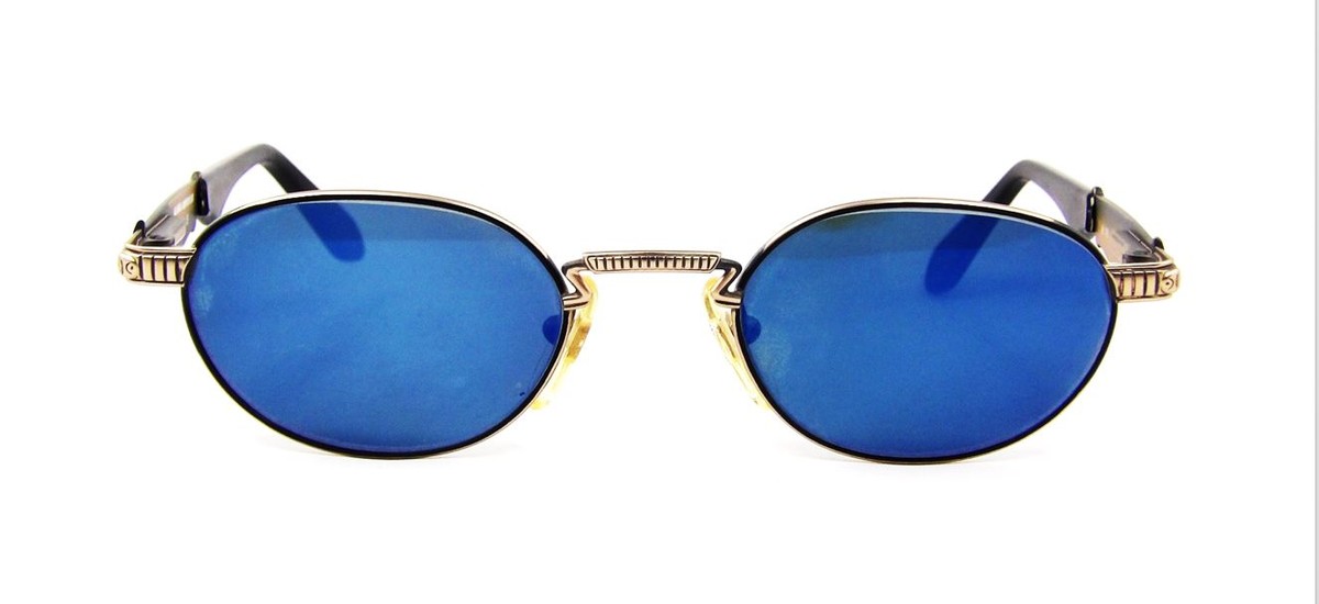 Blue and Black Sporty Oval Sunglasses Blue Zunnies - Oval Sports Sunglasses #99112516 | Zenni Optical main image 2