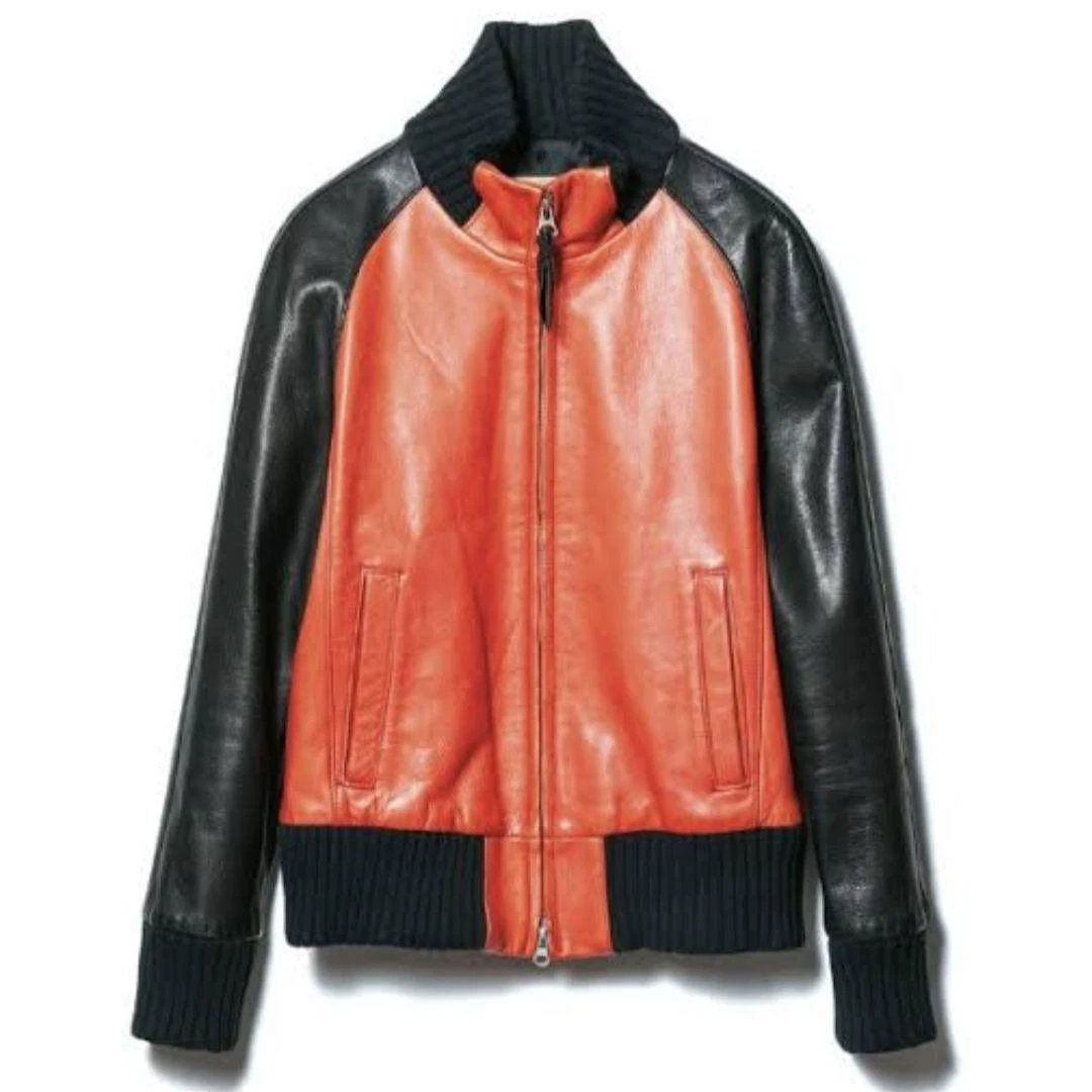 Y´2 LEATHER SB-127 STEER OIL RIB JKT-