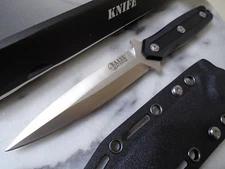 Elite Tactical Incog Dagger Boot Knife Full Tang D2 G10 Kydex Clip ET-FIX009CS